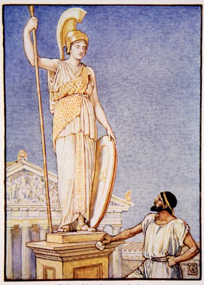 The Figure of the Goddess was a Colossal One, Illustration from 